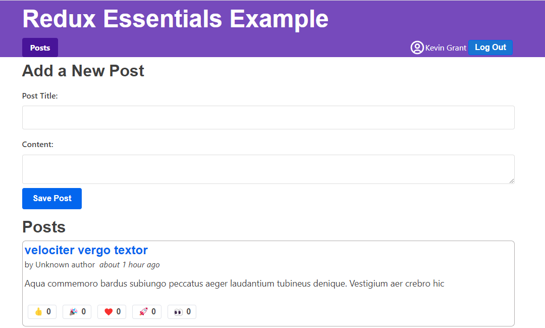 Lista de posts obtenidos